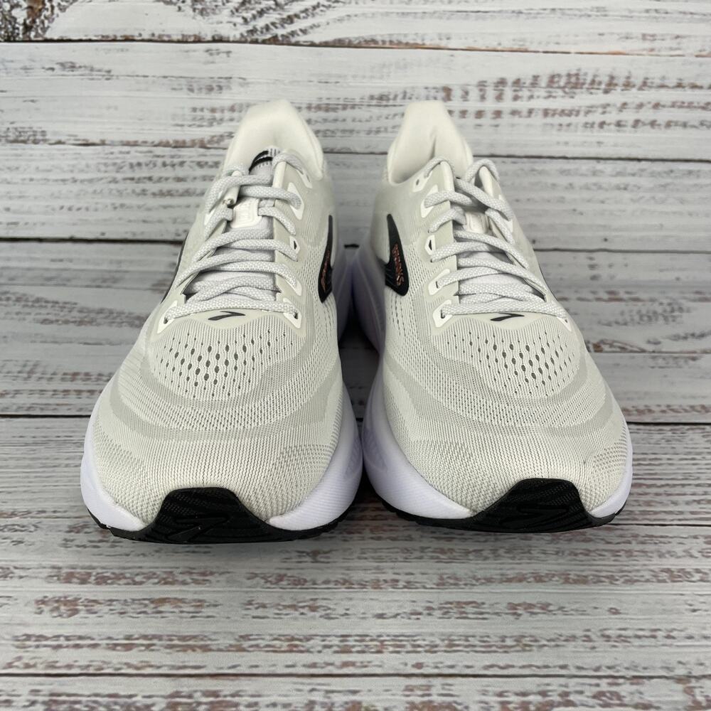 Brooks Ghost 18 Women’s 11.5 B Running Shoes White Black Rose Gold - Picture 3 of 11